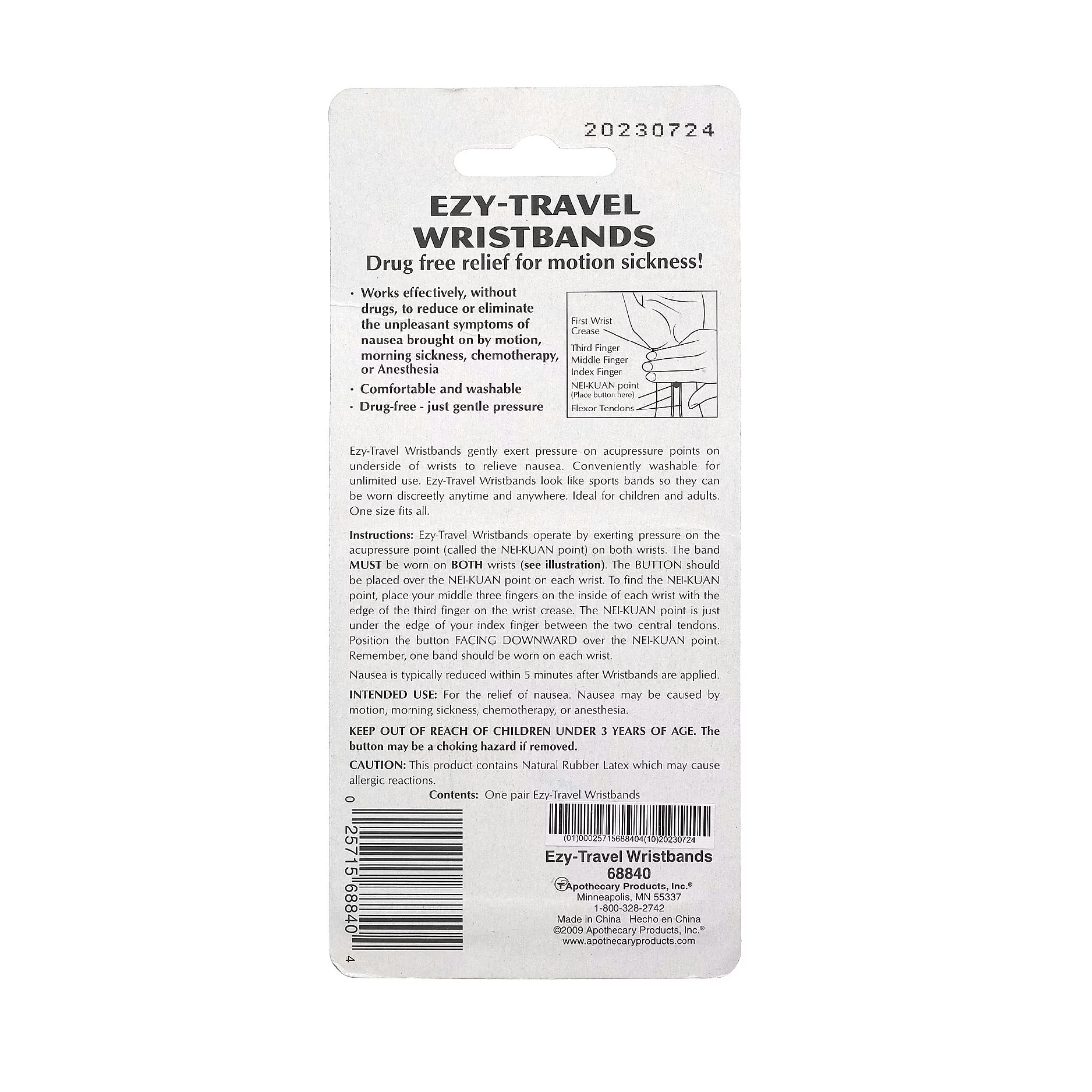 Flents Ezy Travel Wristbands