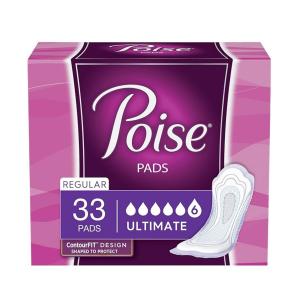 Poise Regular Length Ultimate Absorbency Incontinence Pads