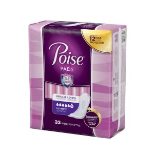 Poise Regular Length Ultimate Absorbency Incontinence Pads