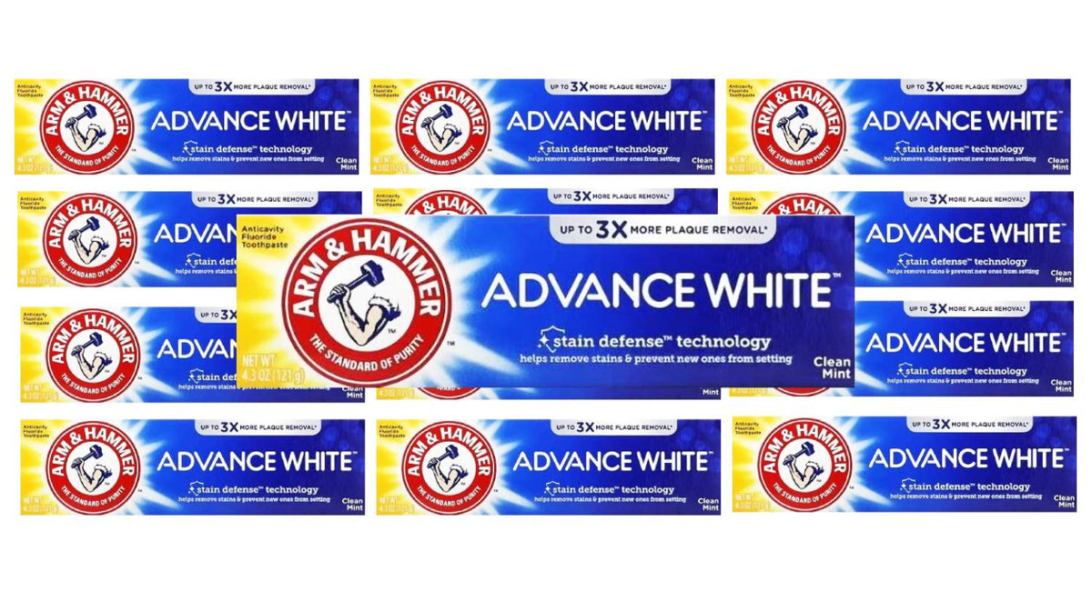 Arm & Hammer Advance White Toothpaste, Fluoride Anticavity, Extreme Whitening, Fresh Mint Flavor
