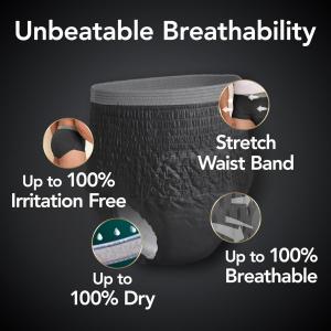 Depend Real Fit For Men Maximum Absorbency Briefs L/XL