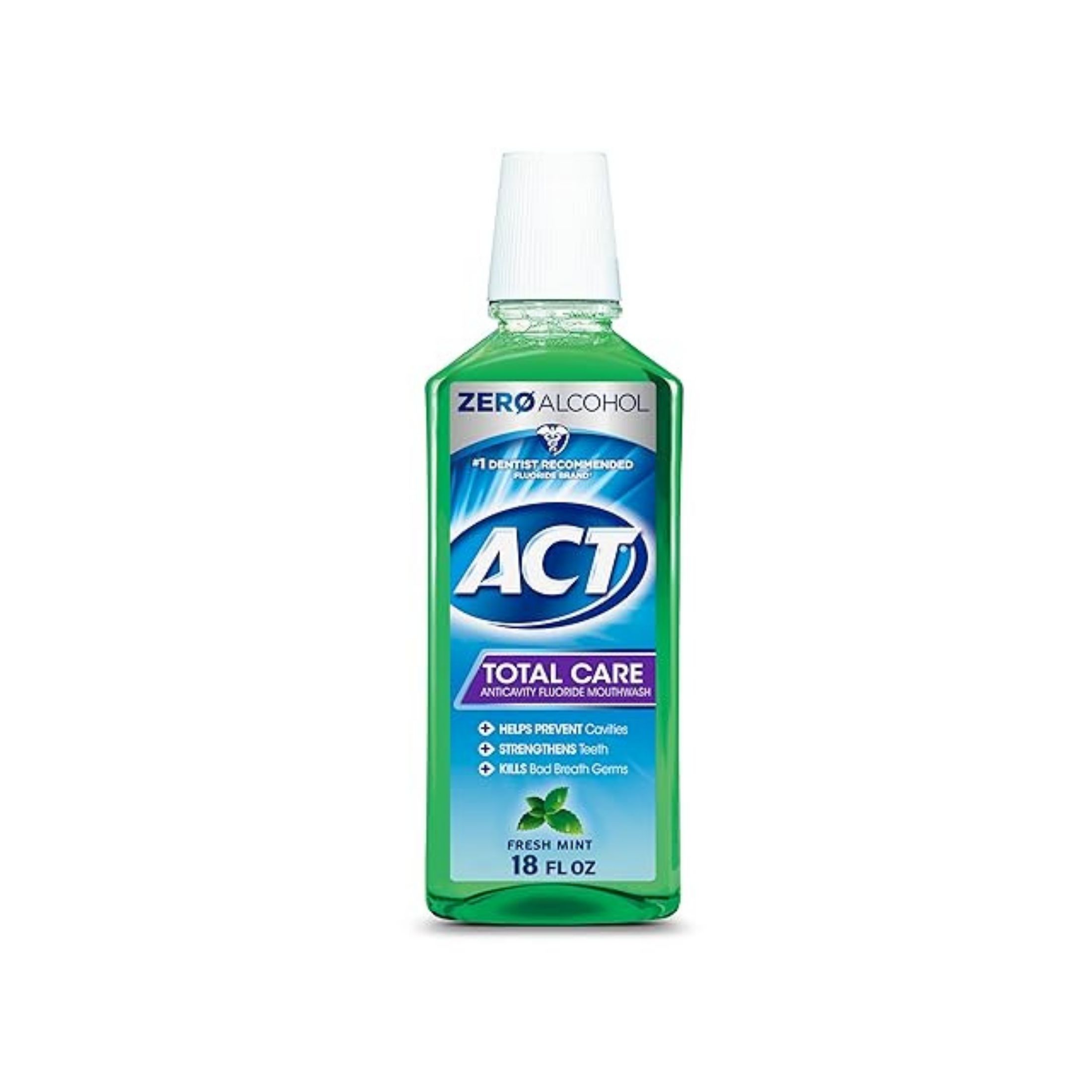 Act Total Care Fresh Mint Anticavity Fluoride Mouthwash 18 Fl Oz