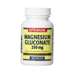 Optimum Magnesium Gluconate 250 Mg - 100 Tablets