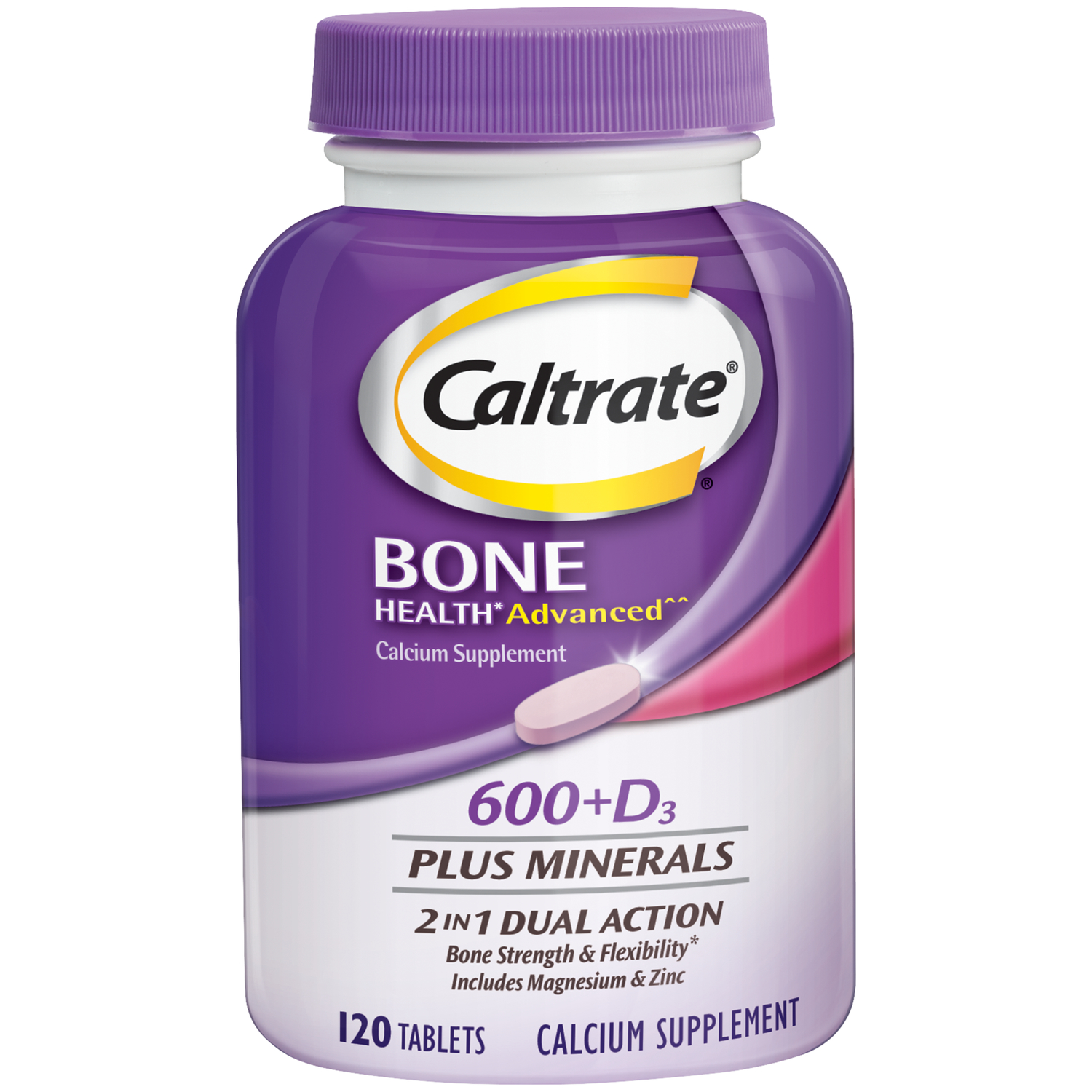 Caltrate Calcium & Vitamin D3 Supplement 600+D3 Plus Minerals Tablets