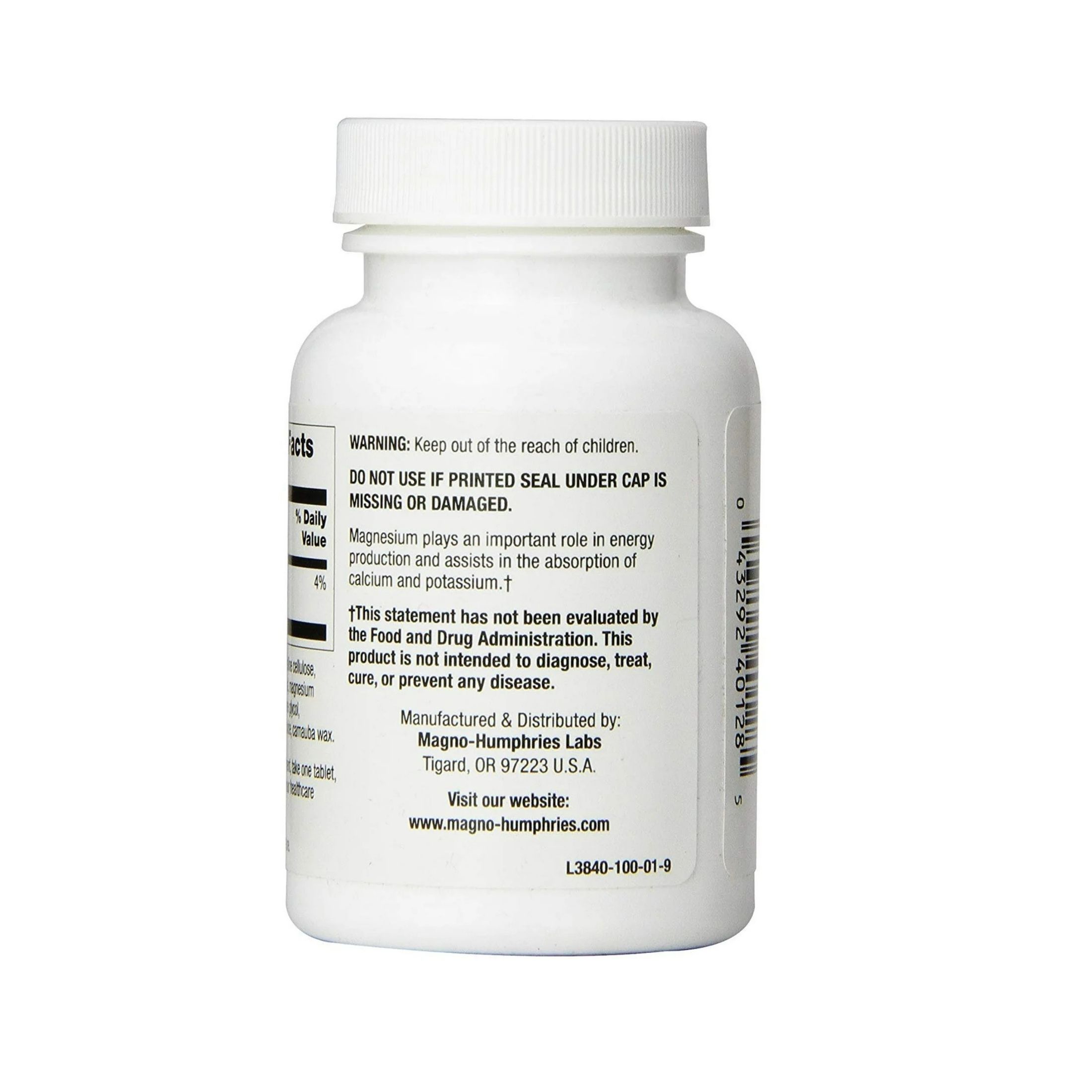 Optimum Magnesium Gluconate 250 Mg - 100 Tablets