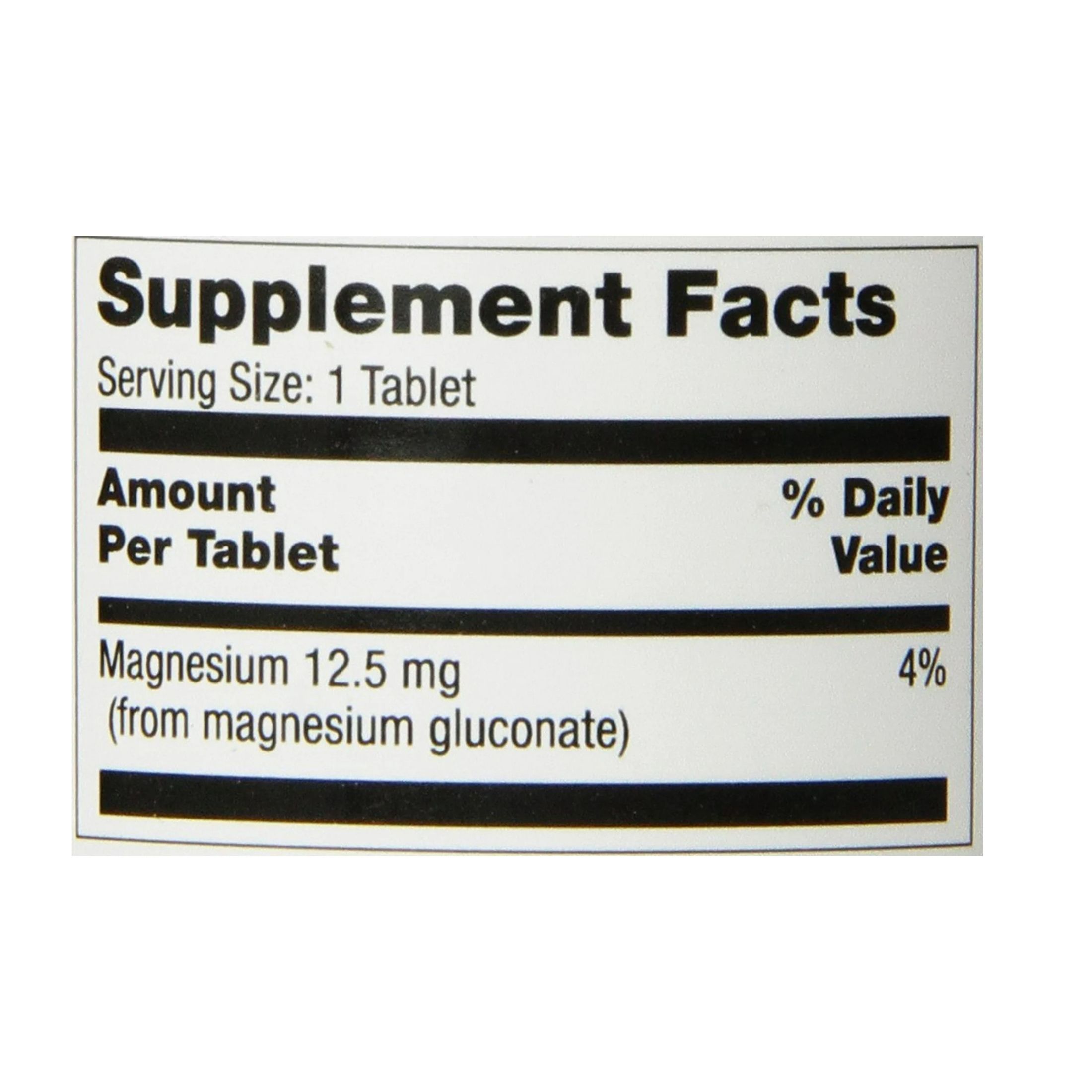 Optimum Magnesium Gluconate 250 Mg - 100 Tablets