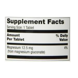 Optimum Magnesium Gluconate 250 Mg - 100 Tablets