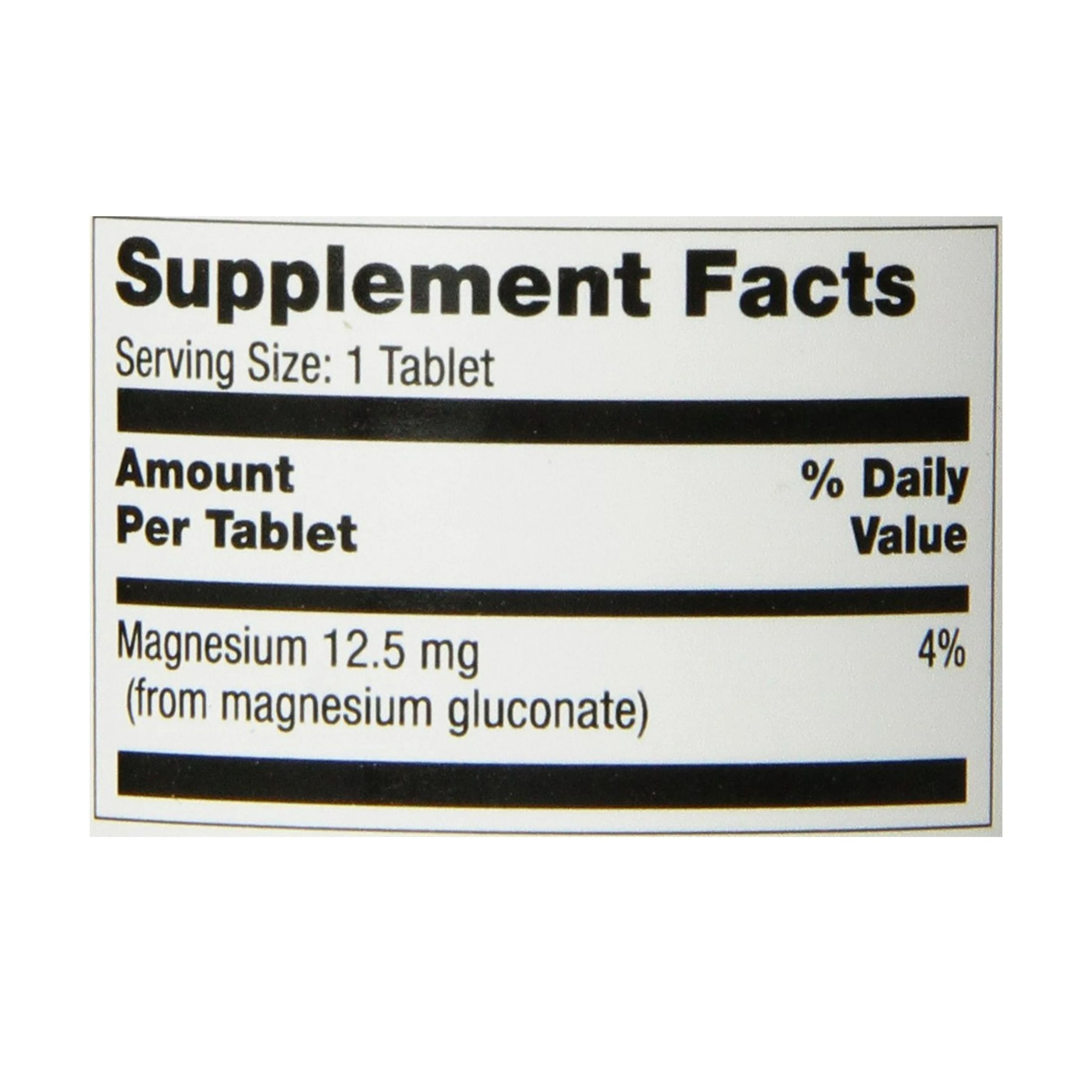Optimum Magnesium Gluconate 250 Mg - 100 Tablets