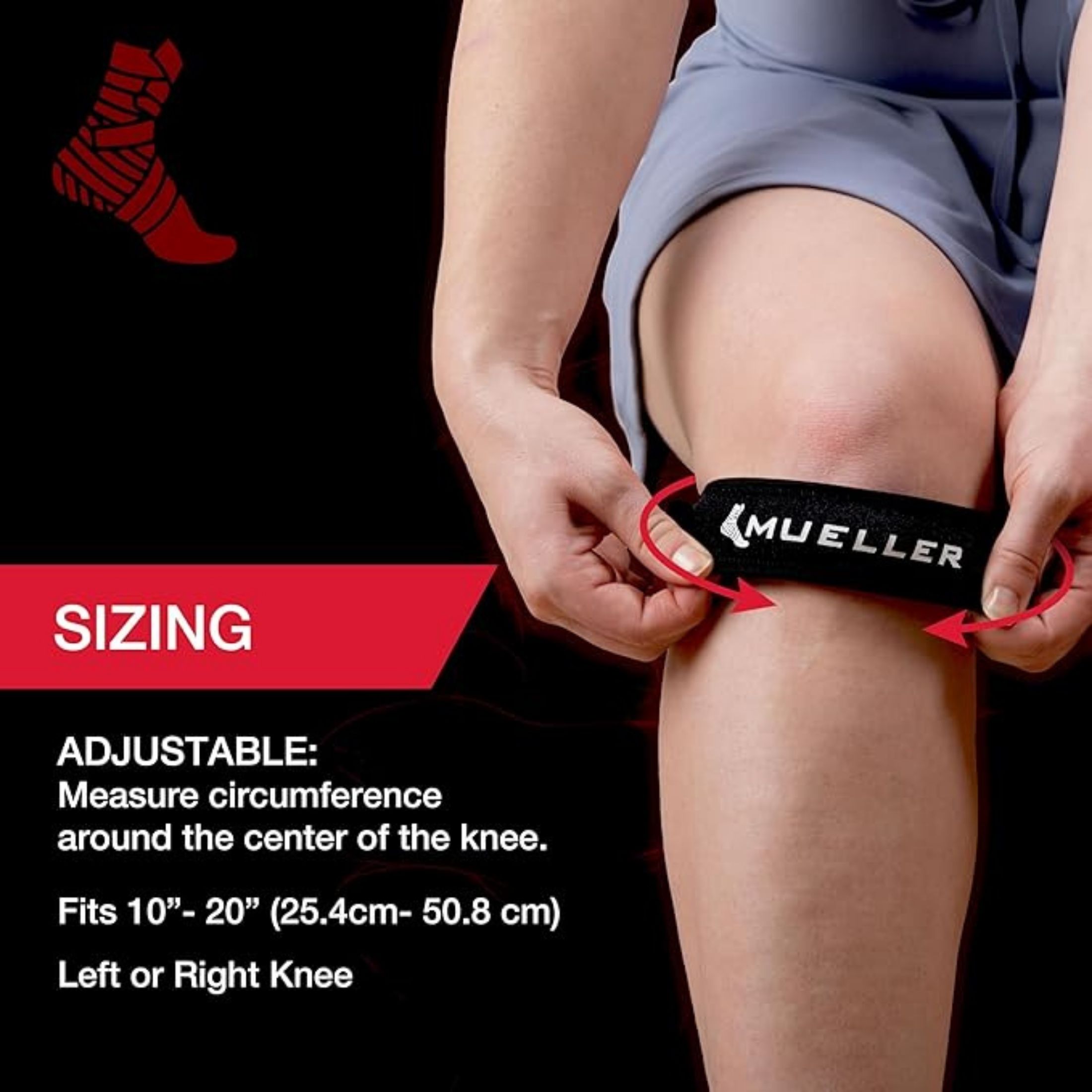 Mueller Jumper's Knee Strap One Size #6411-1A