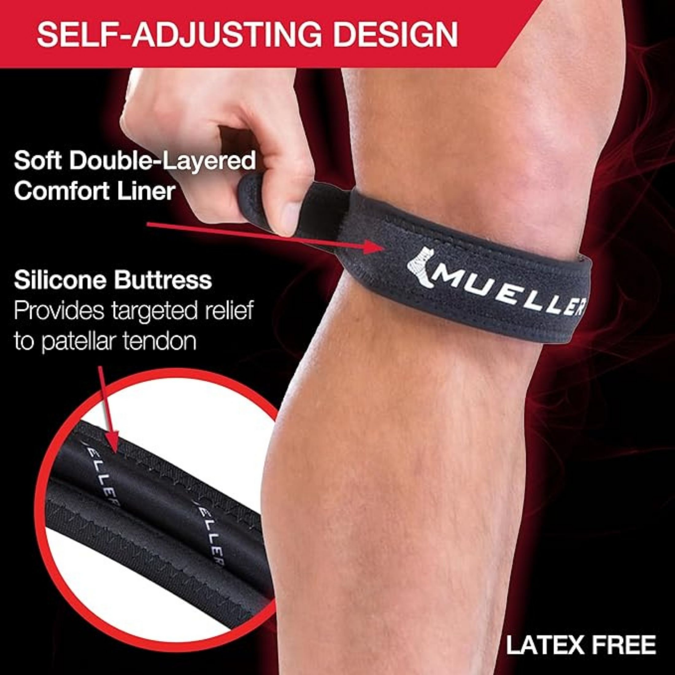 Mueller Jumper's Knee Strap One Size #6411-1A