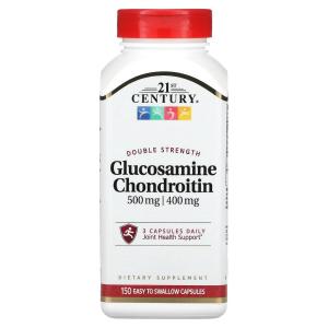 21st Century Glucosamine, Chondroitin Double Strength - 150 Capsules