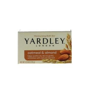 Yardley London Natural Oatmeal & Almond Moisturizing Bar Soap - 4.25 Oz