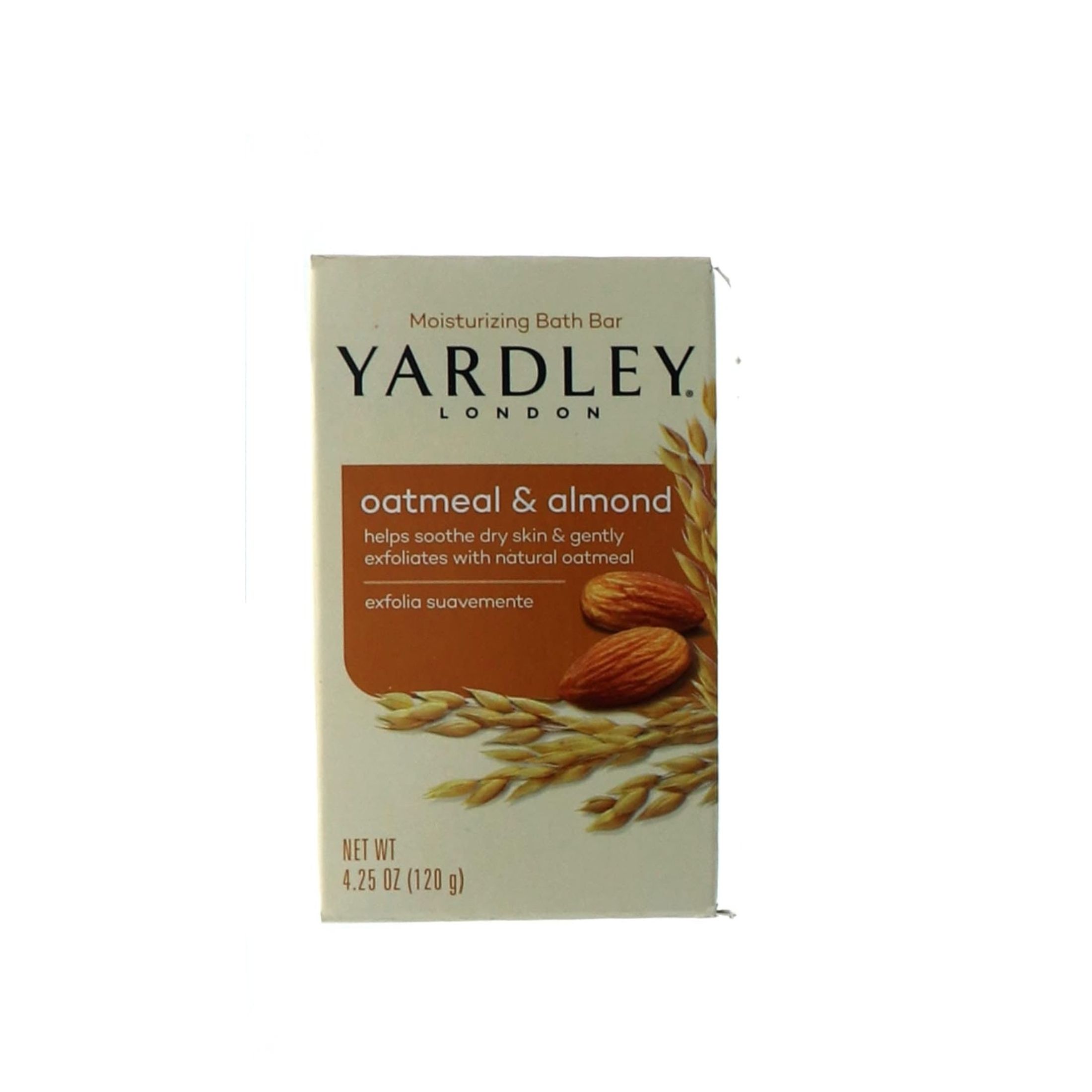 Yardley London Natural Oatmeal & Almond Moisturizing Bar Soap - 4.25 Oz