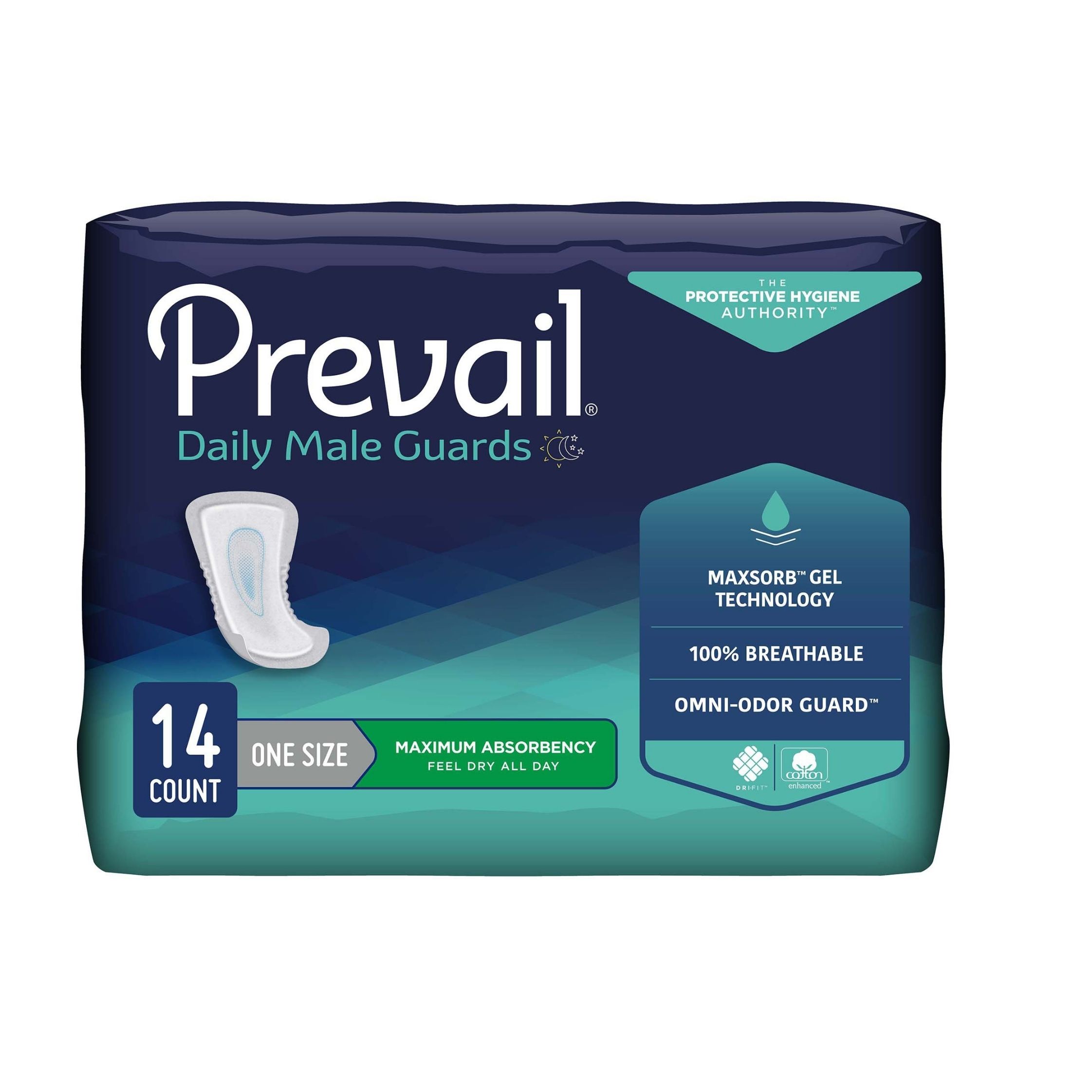 Prevail For Men Male Guards, Very Absorbent