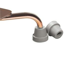 Medline Quad Cane Tips, Gray, 1/2 Inch