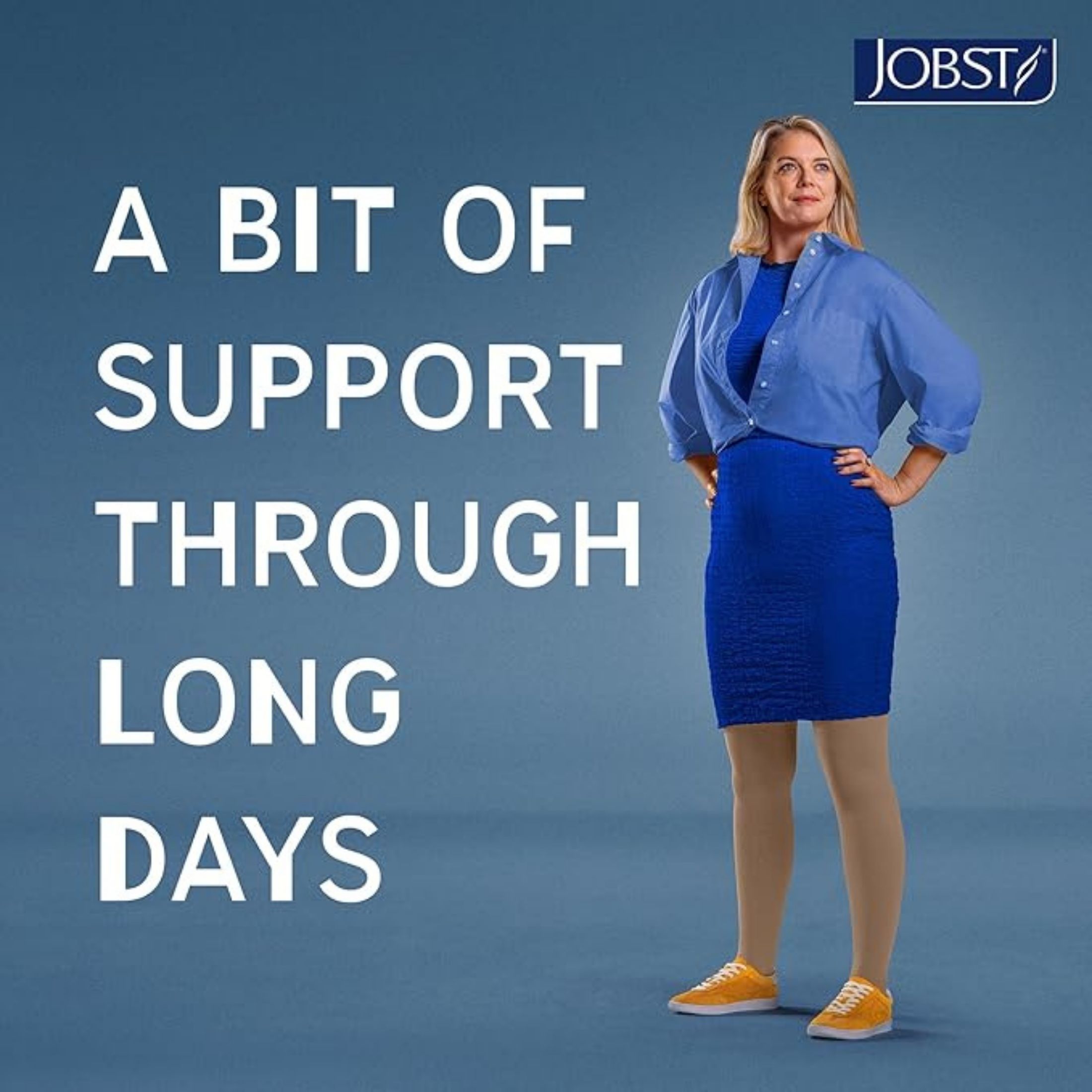 Jobst Medical LegWear Knee High 20-30 mmHg Firm Compression X-Large Beige Close-Toe