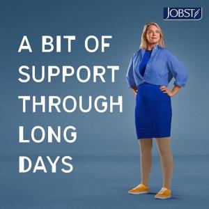 Jobst Medical LegWear Knee High 20-30 mmHg Firm Compression X-Large Beige Close-Toe