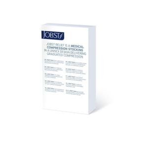 Jobst Relief 20-30 Compression Open Toe Knee High Beige