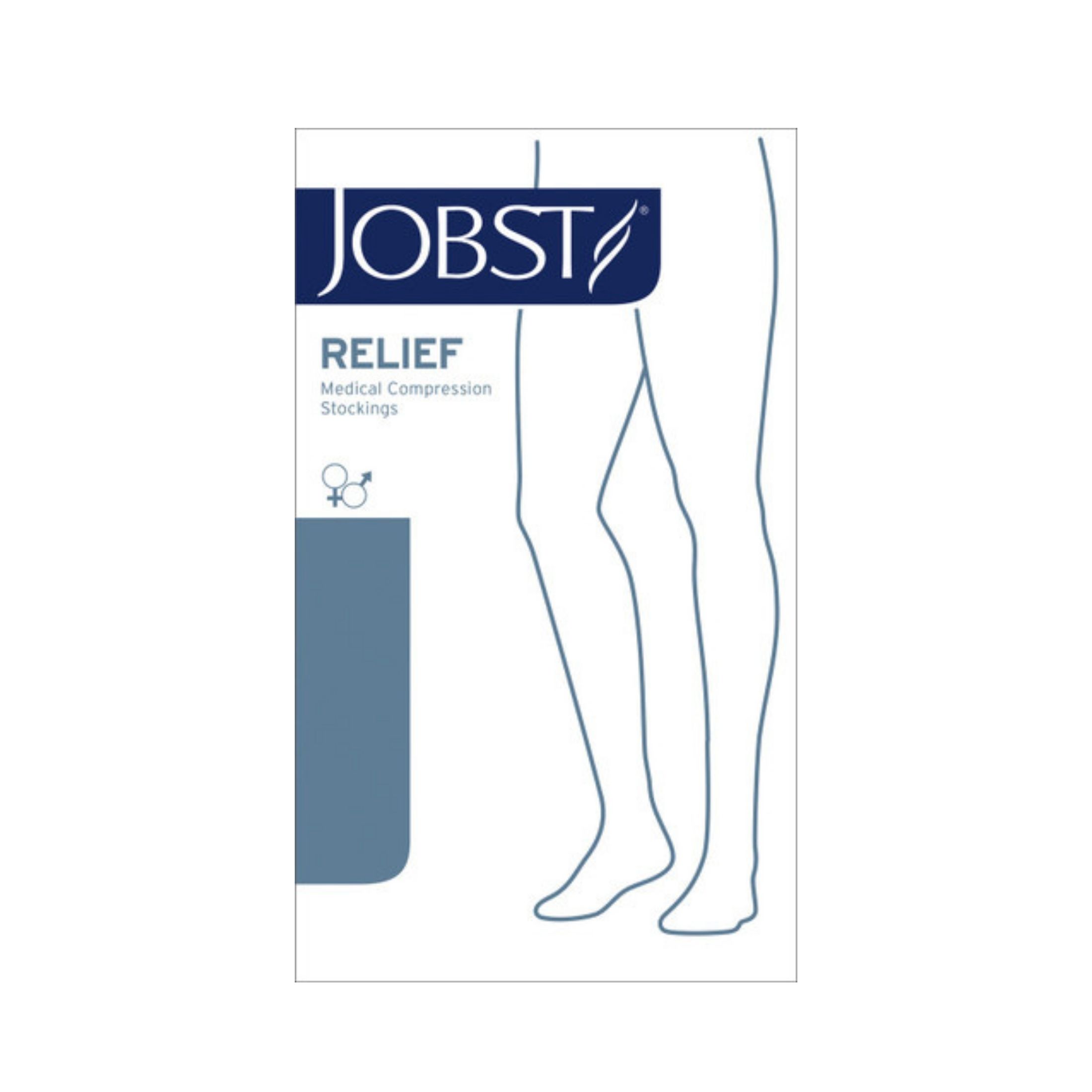 Jobst Relief 20-30 Compression Open Toe Knee High Beige