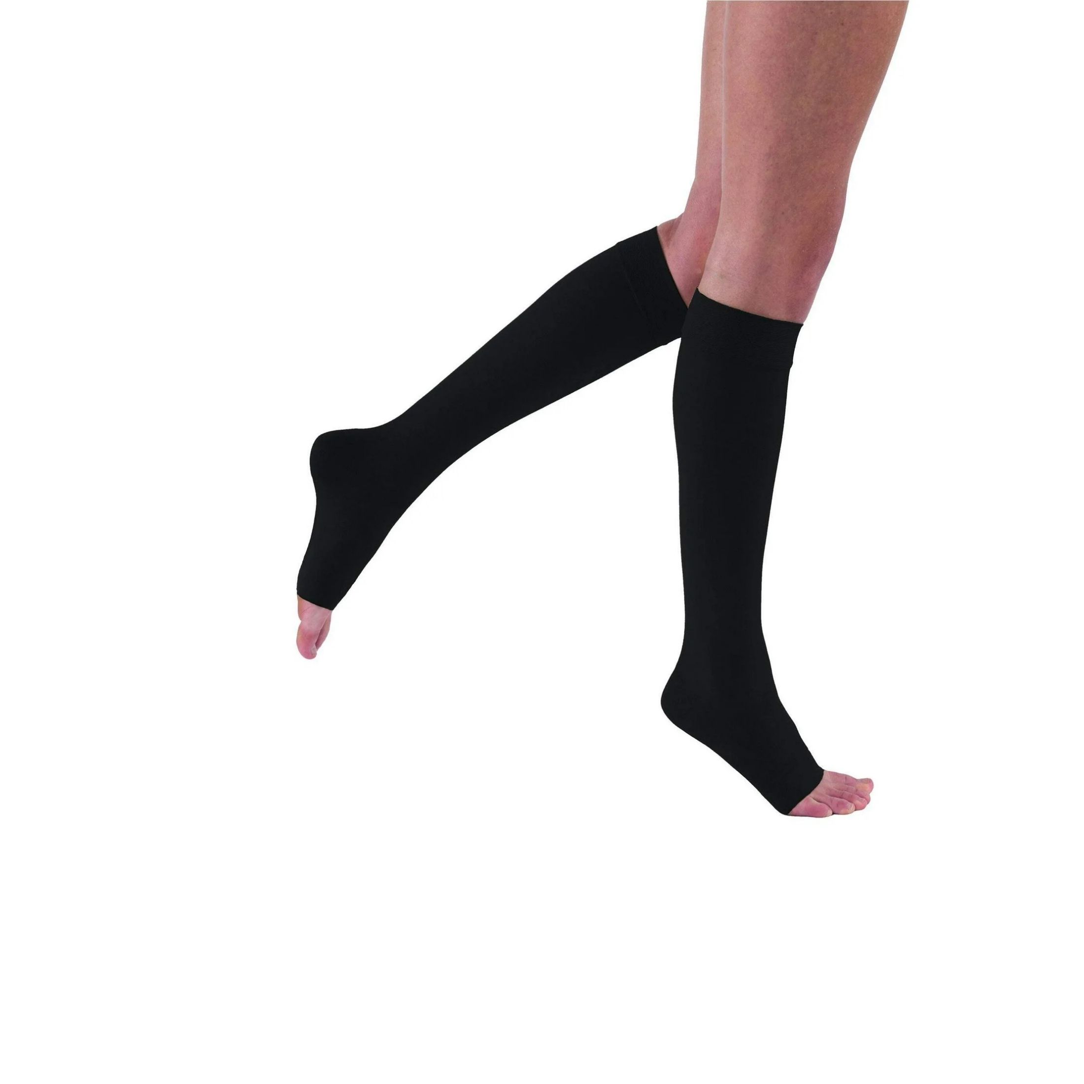 Jobst 114637 Relief 30-40 Knee High Open Toe Beige Compression Stockings, Large