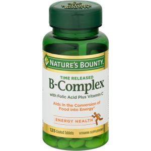 Nature's Bounty B Complex, Time Released, Coated Tablets