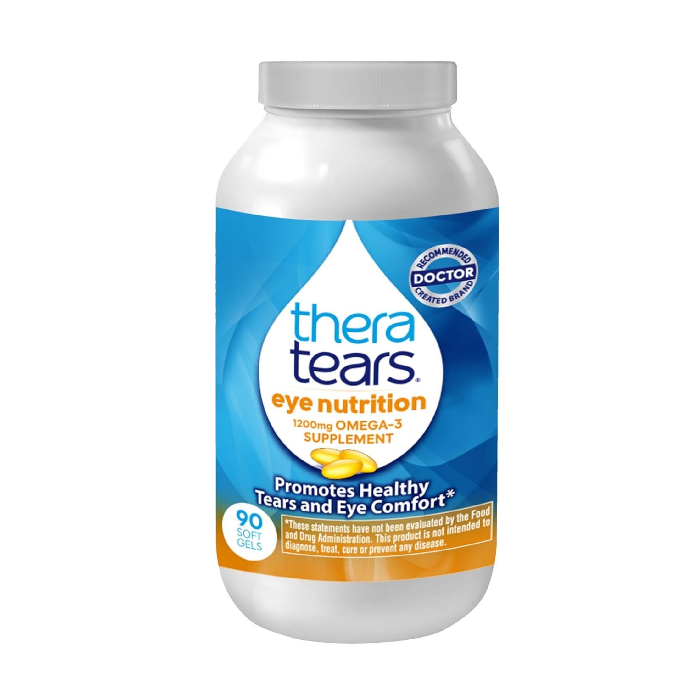 Thera Tears Omega 3 Supplement For Eye Nutrition 1200mg Capsules