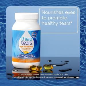 Thera Tears Omega 3 Supplement For Eye Nutrition 1200mg Capsules