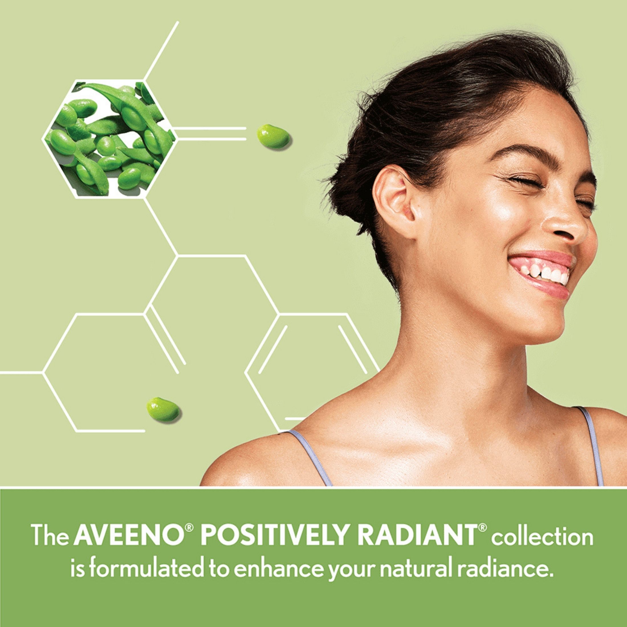 Aveeno Positively Radiant Oil Free Makeup Removing Face Wipes, 25 Ct