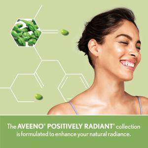 Aveeno Positively Radiant Oil Free Makeup Removing Face Wipes, 25 Ct