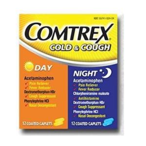 Comtrex Cold & Cough, Day, Night, Coated Caplets