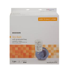 McKesson Sitz Bath Round Gray Plastic, 1/ EA