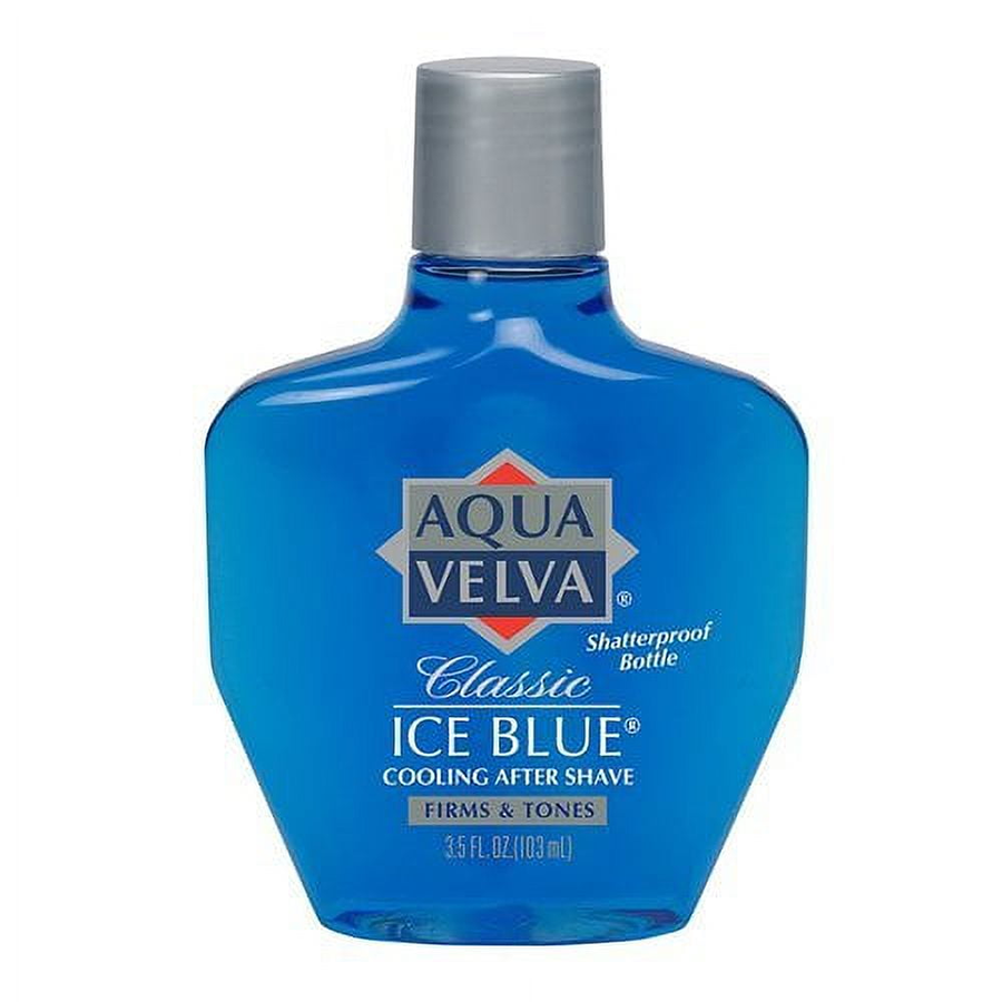 Aqua Velva After Shave, Cooling, Firms & Tones, Classic Ice Blue