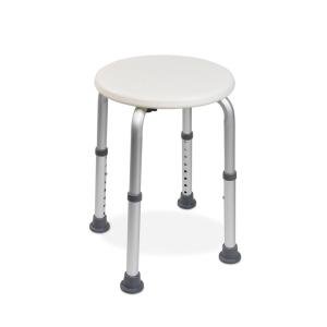 McKesson Shower Stool, 13 Inch Seat Width, 300 Lbs. Weight Capacity, White