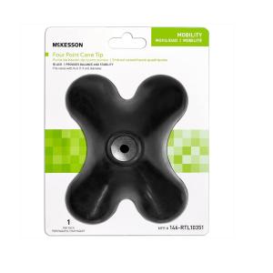 McKesson 4-Point Cane Tip, 1 EA/BX