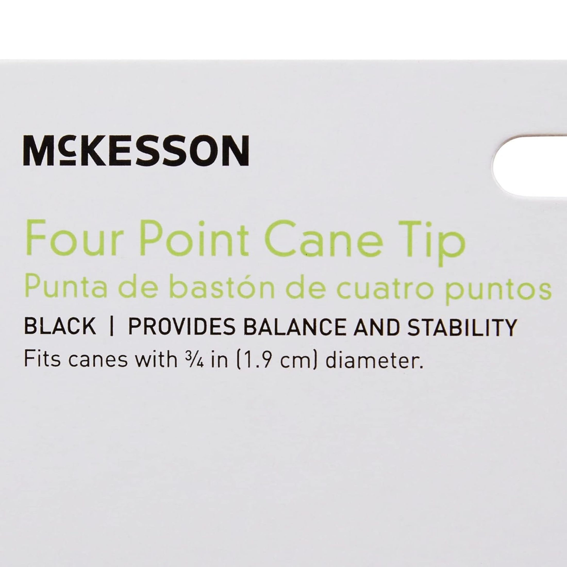 McKesson 4-Point Cane Tip, 1 EA/BX