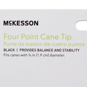 McKesson 4-Point Cane Tip, 1 EA/BX