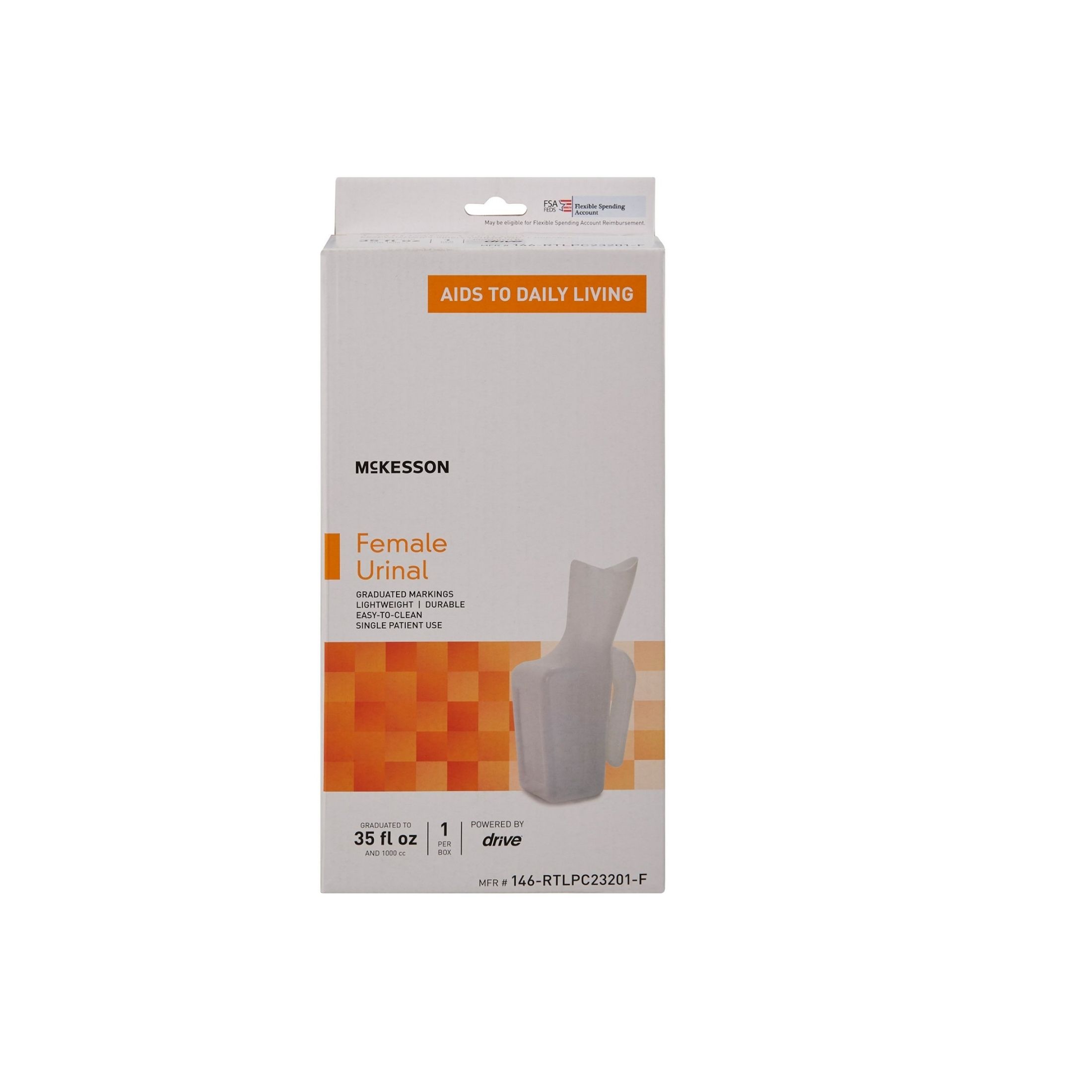 McKesson Brand Female Urinal Without Cover MK