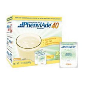 Nutricia North America PhenylAde 40 Drink Mix 25g Pouch