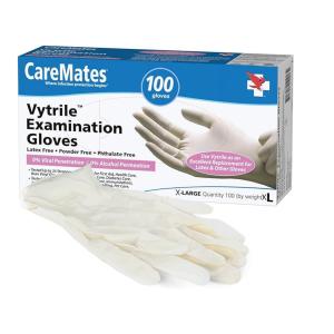 Caremates Vytrile Powder Free Examination Gloves Medium