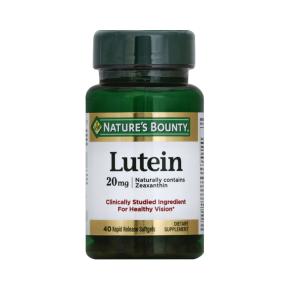 Nature's Bounty Lutein, 20 Mg, Rapid Release Softgels