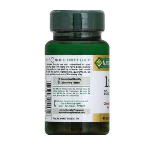 Nature's Bounty Lutein, 20 Mg, Rapid Release Softgels