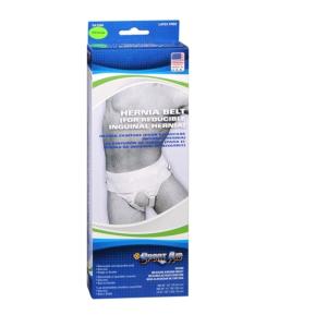 Sport Aid Hernia Belt White Lg - 1 Ea