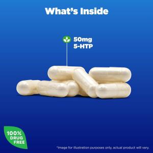 Natrol 5-HTP, Mood & Stress, 50 Mg, 45 Capsules