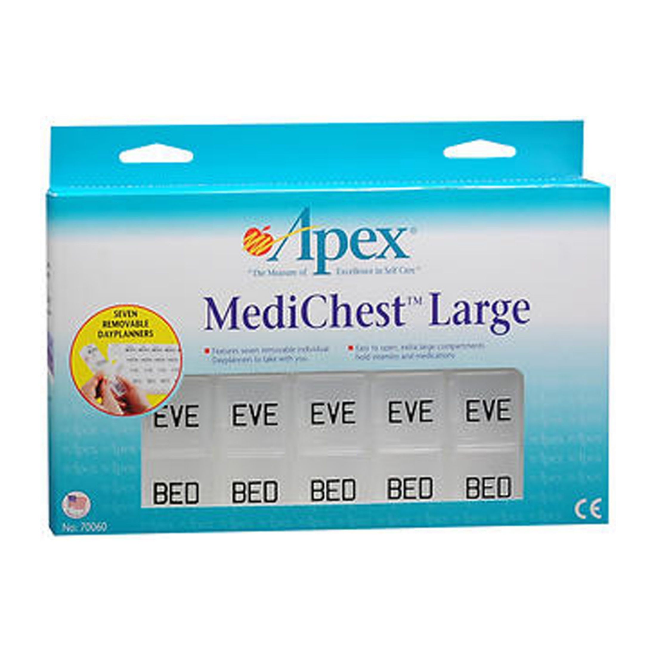 Apex MediChest Pill Organizer, Large