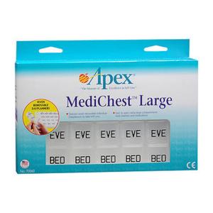 Apex MediChest Pill Organizer, Large