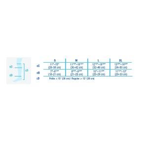 Jobst Opaque Knee High 15-20 mmHg Closed Toe