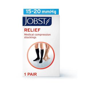 Jobst Knee High Stockings 15-20 mmHg Medium Silky Beige