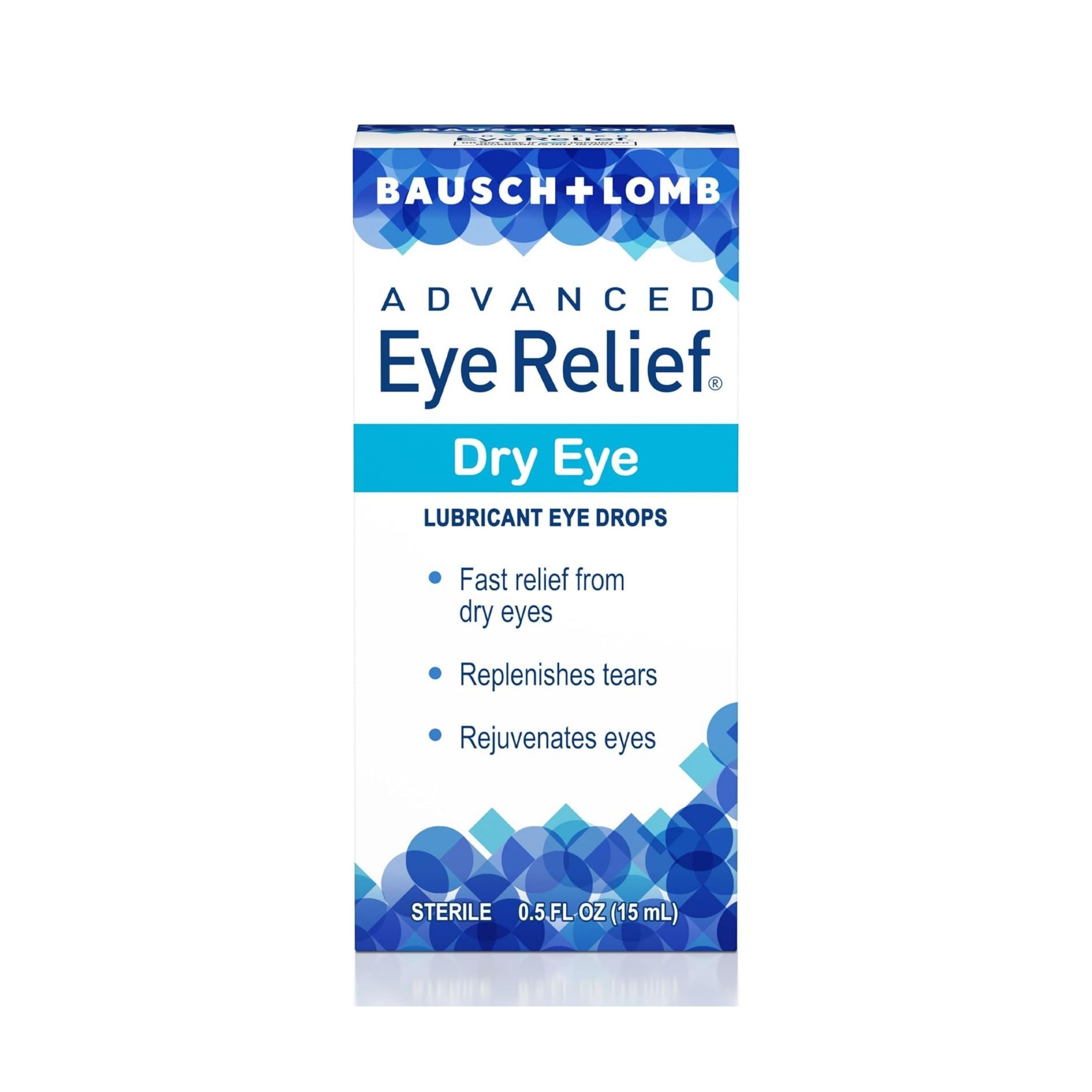 Bausch + Lomb Advanced Dry Eye Relief Lubricant Drops, Rejuvenation 0.5 Fl Oz