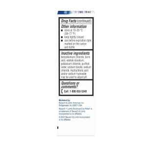 Bausch + Lomb Advanced Dry Eye Relief Lubricant Drops, Rejuvenation 0.5 Fl Oz