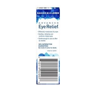 Bausch + Lomb Advanced Dry Eye Relief Lubricant Drops, Rejuvenation 0.5 Fl Oz